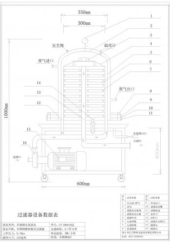 活性炭初效过滤器主要技术参数（活性炭过滤器的结构图和原理）